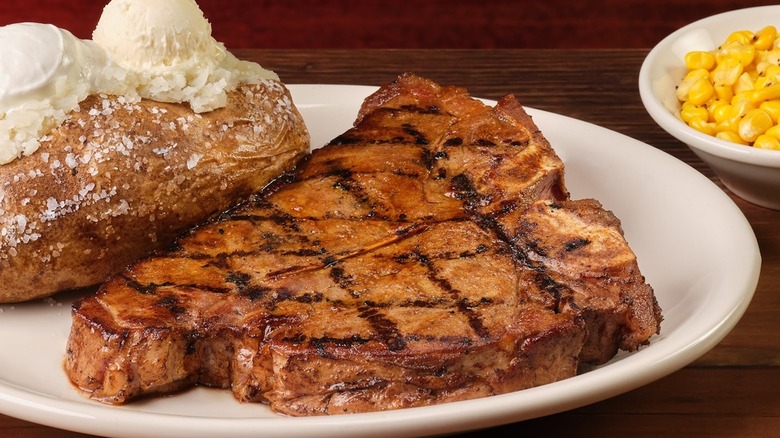 Texas Roadhouse's Porterhouse T-Bone steak