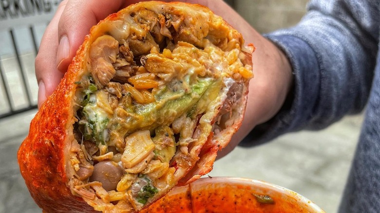 Papi Tacos & Churros burrito