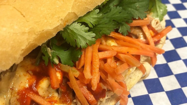 Blue Saigon Spicy Chicken Banh Mi