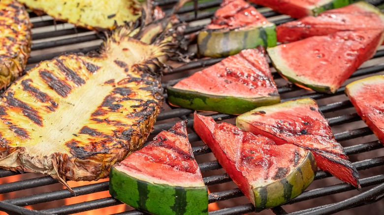 Grilled fruit