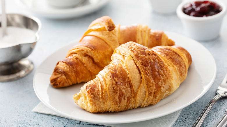 two croissants