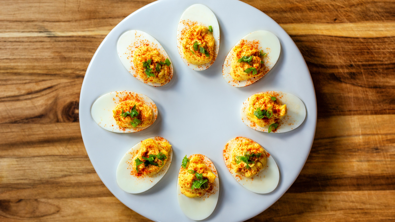 The Perfect Ingredient Swap For Mayo Free Deviled Eggs