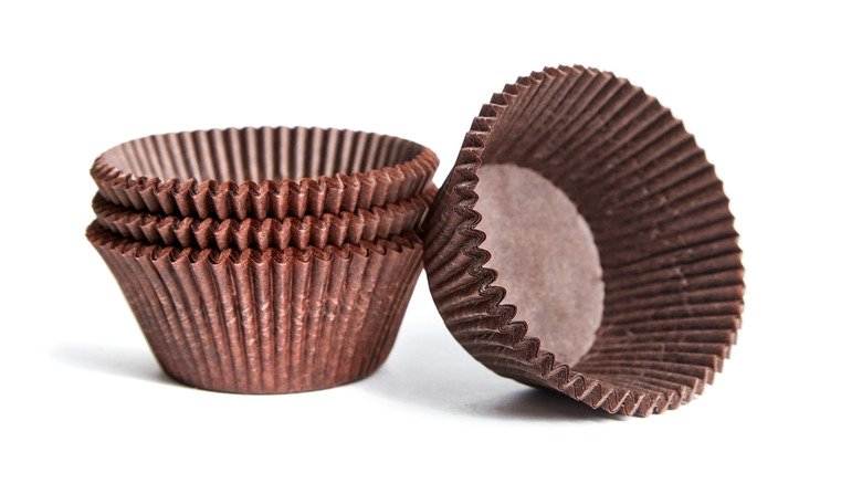 brown cupcake liners