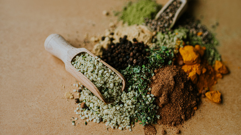 Dried herbs