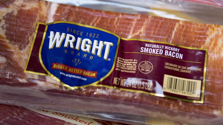 Package of Wright Brand Bacon