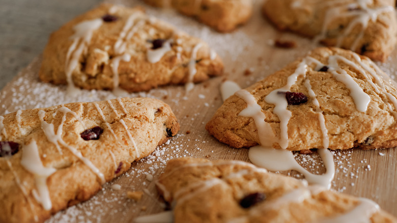 Cranberry orange scones