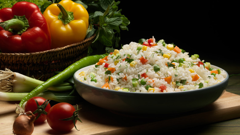 vegetable rice pilaf