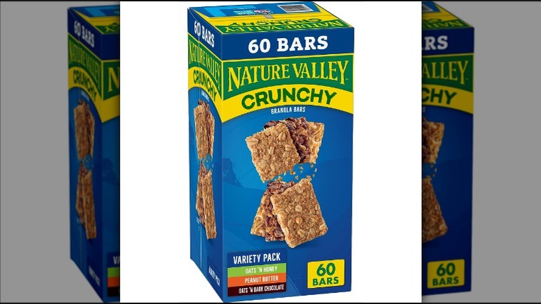 Box of Nature Valley crunch bars
