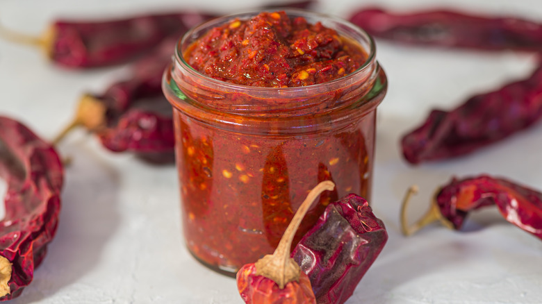 homemade harissa paste