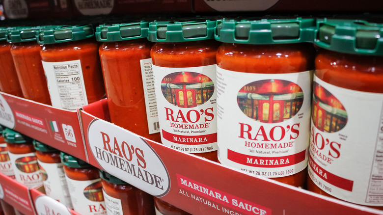 jars of Rao's marinara sauce