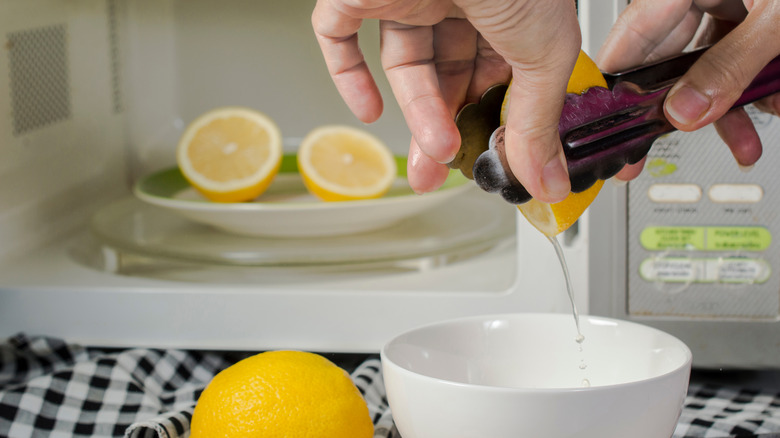 Squeeze Lemon Tongs Juice