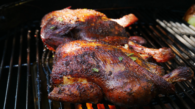 grilled spatchcock chicken