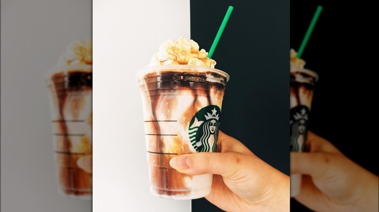 Affogato style frappuccino 