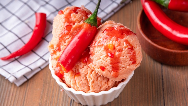 chili pepper ice cream