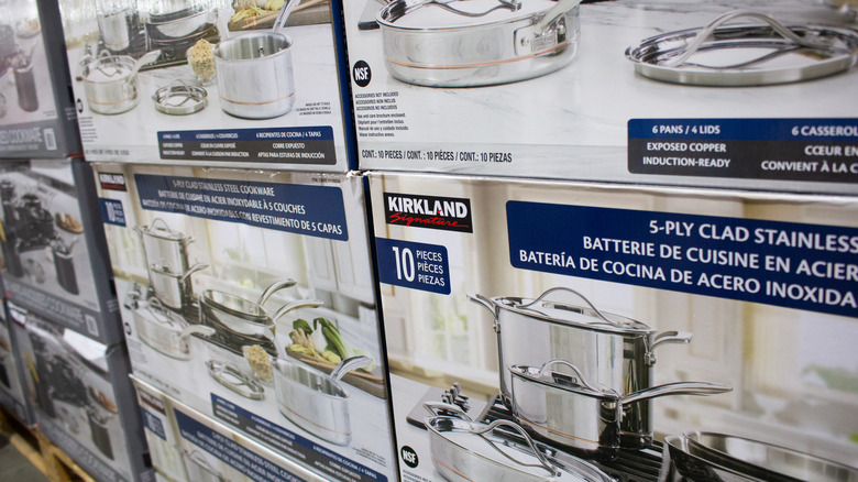 boxes of costco pans