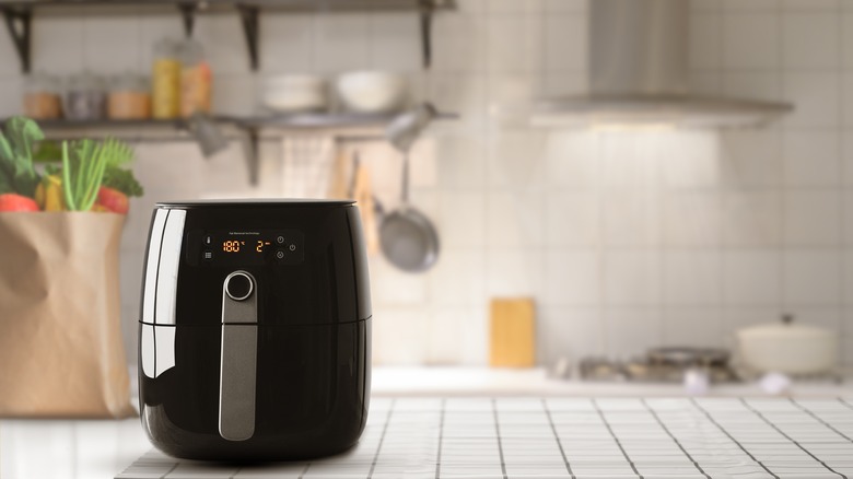 Air fryer on a counter