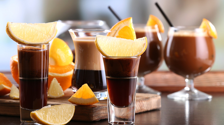 Espresso citrus cocktails