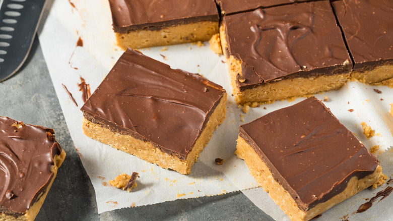 Chocolate peanut butter bars