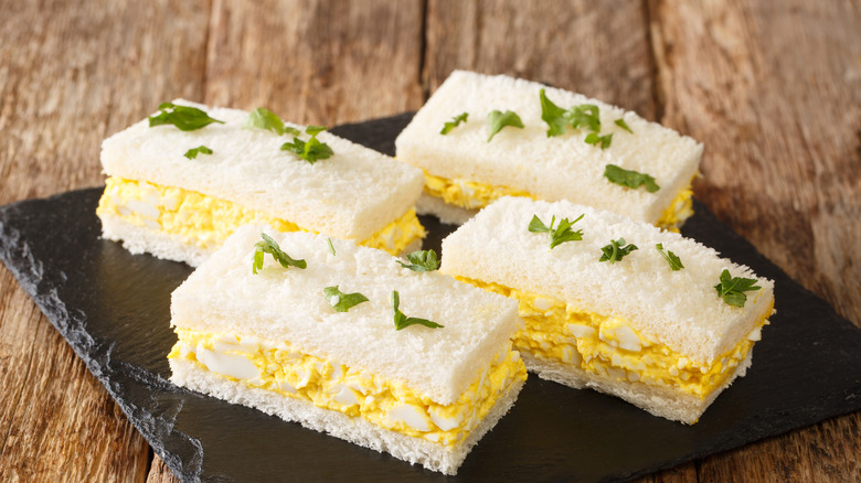 Japanese egg salad sandwich