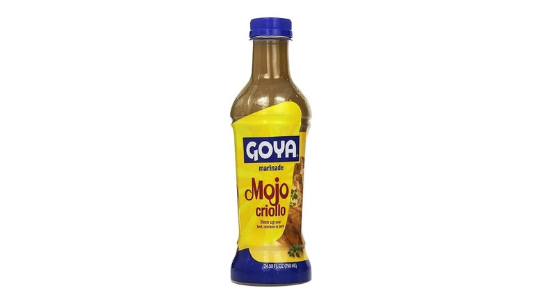 A bottle of Goya's Mojo Criollo