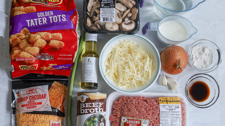 ingredients for tater tot casserole