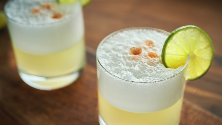 foamy citrus-based cocktails