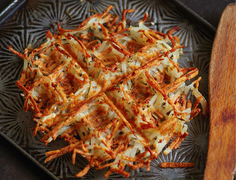 Waffled Hash Browns With Rosemary Recipe - Food Republic