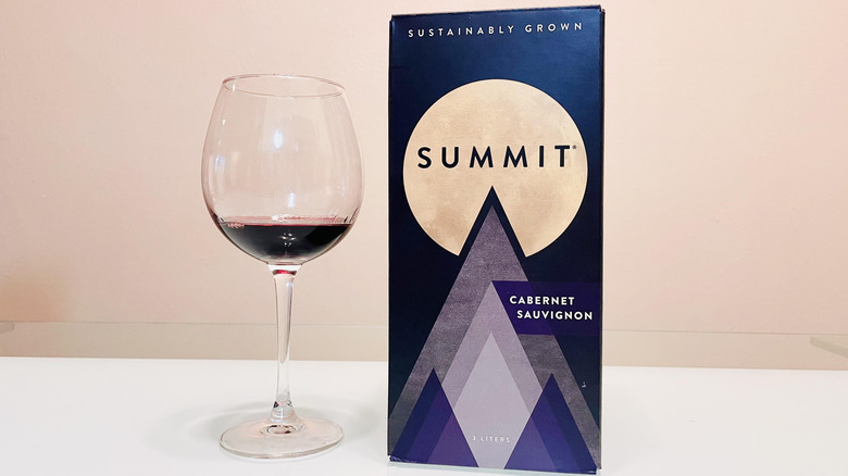 box of Summit Cabernet