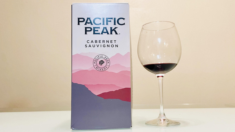 box of Pacific Peak Cabernet