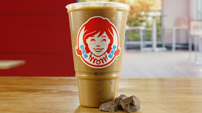 Wendy's chocolate Frosty Cream cold brew