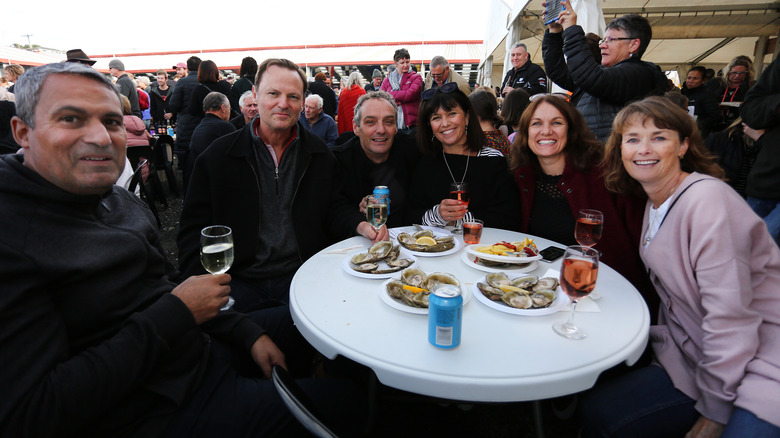 Bluff Oyster and Food Festival guests