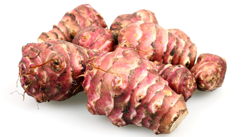 Cluster of Jerusalem artichokes