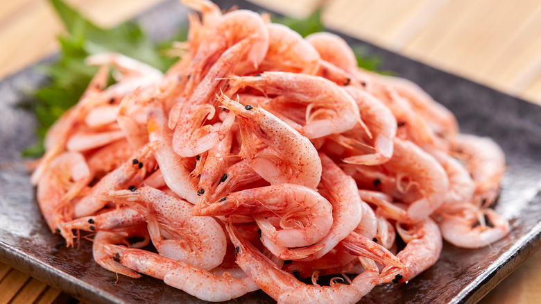 boiled Sakura-ebi shrimp