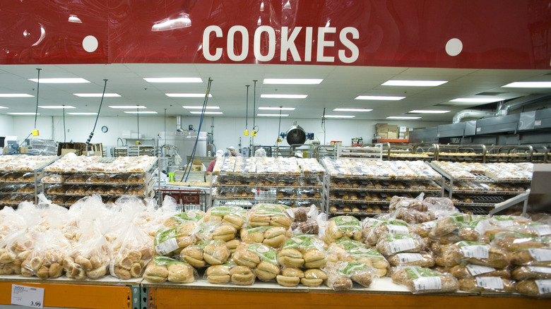 baked goods on sale at Costco bakery