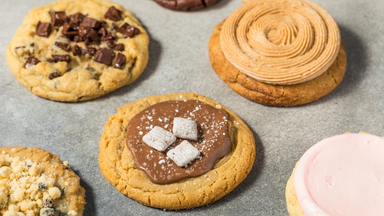 A selection of cookies from Crumbl