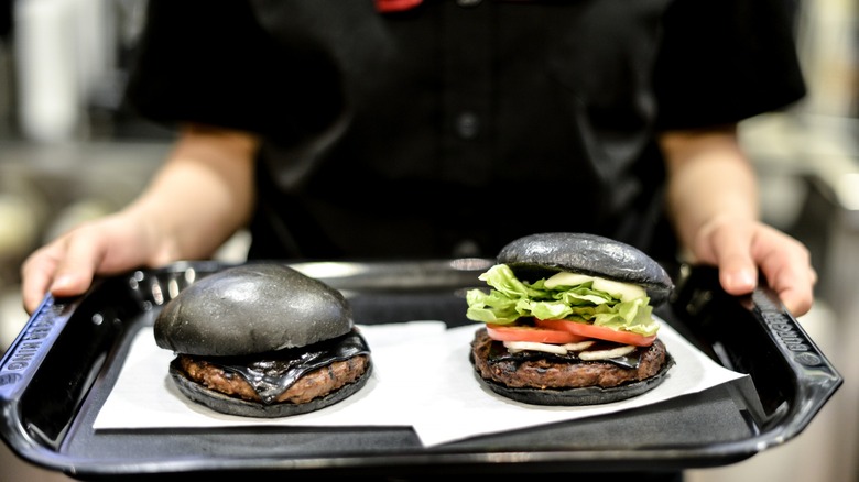 McDonald's squid ink burgers in Japan