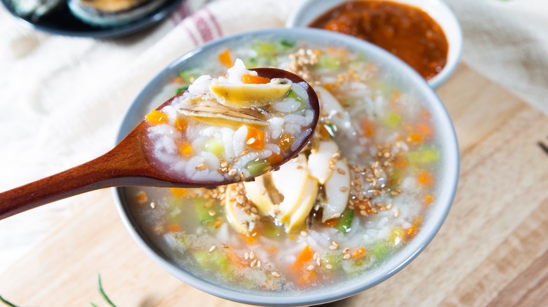 Jeonbokjuk korean style abalone porridge