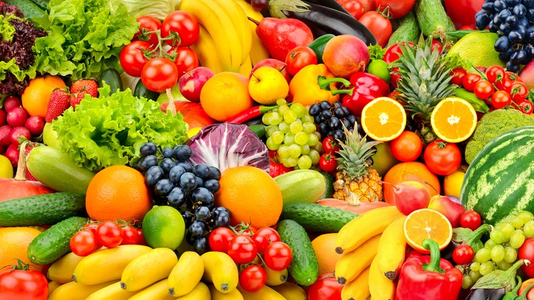 assortment of fruits and vegetables