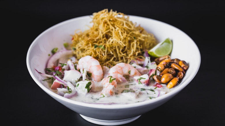 Japanese Peruvian Nikkei ceviche