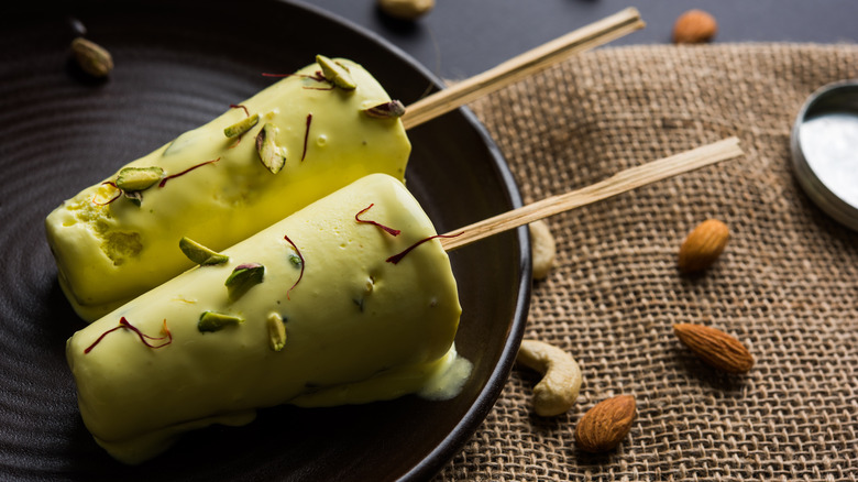 Kulfi on sticks