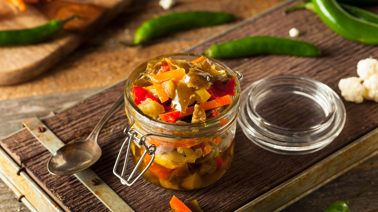 Giardiniera in jar