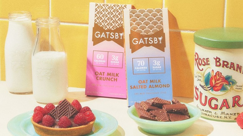 Gatsby Chocolate's oat milk chocolates