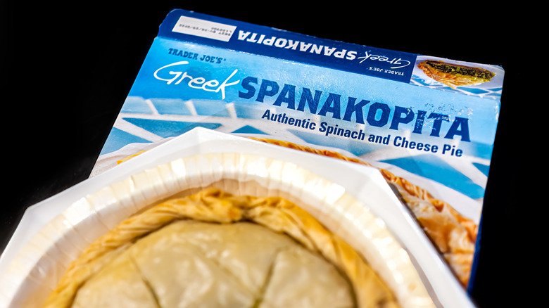 trader Joe's spanakopita frozen item