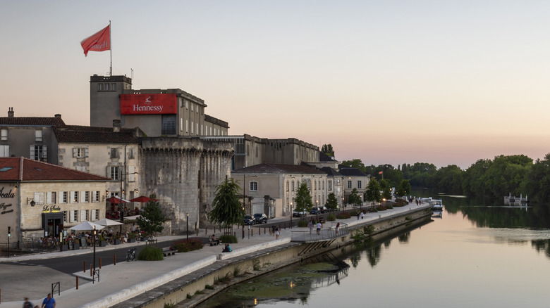 Hennessy factory in Cognac, France