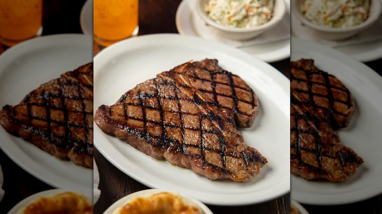 Porterhouse T-bone steak