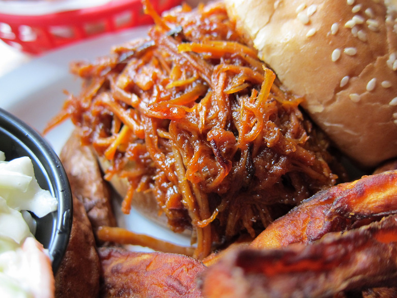 With all due respect, the guy who invented the pulled pork sandwich is the real genius.