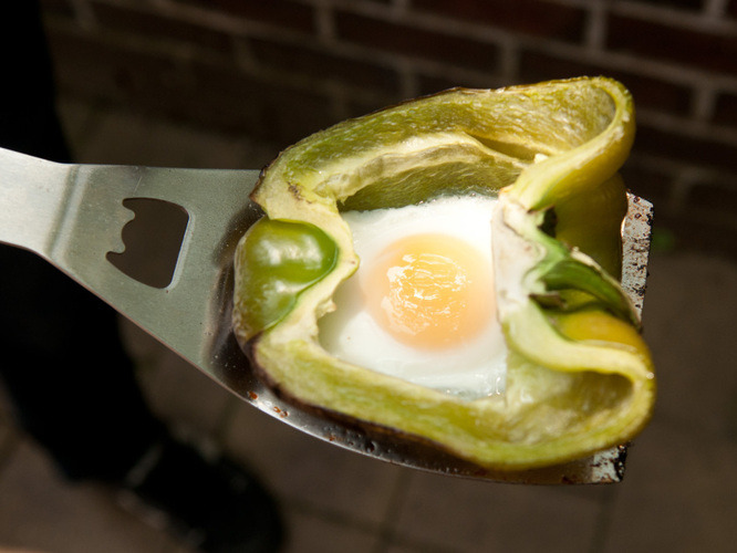 Yes, you can barbecue an egg.