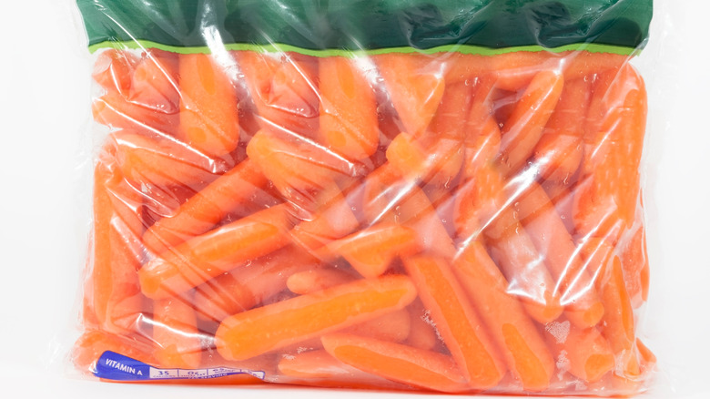 Bag of baby carrots