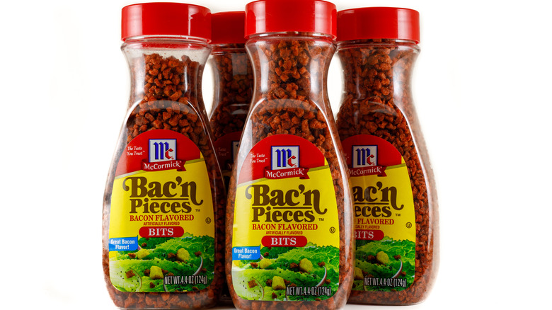 Bottles of McCormick's Bac'n Pieces