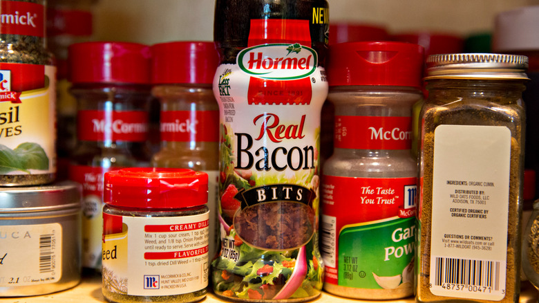 Bottle of Hormel Real Bacon Bits